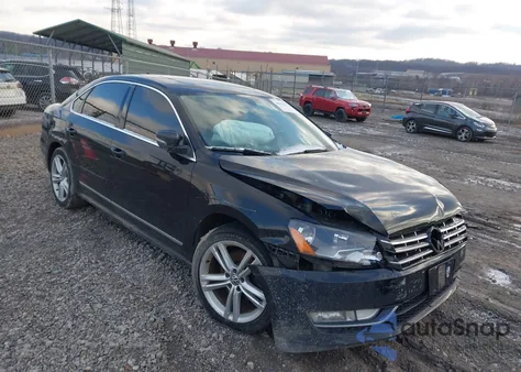 2013 Volkswagen Passat 2.0L Tdi Sel Premium z USA, uszkodzony, nr VIN 1VWCN7A38DC001740